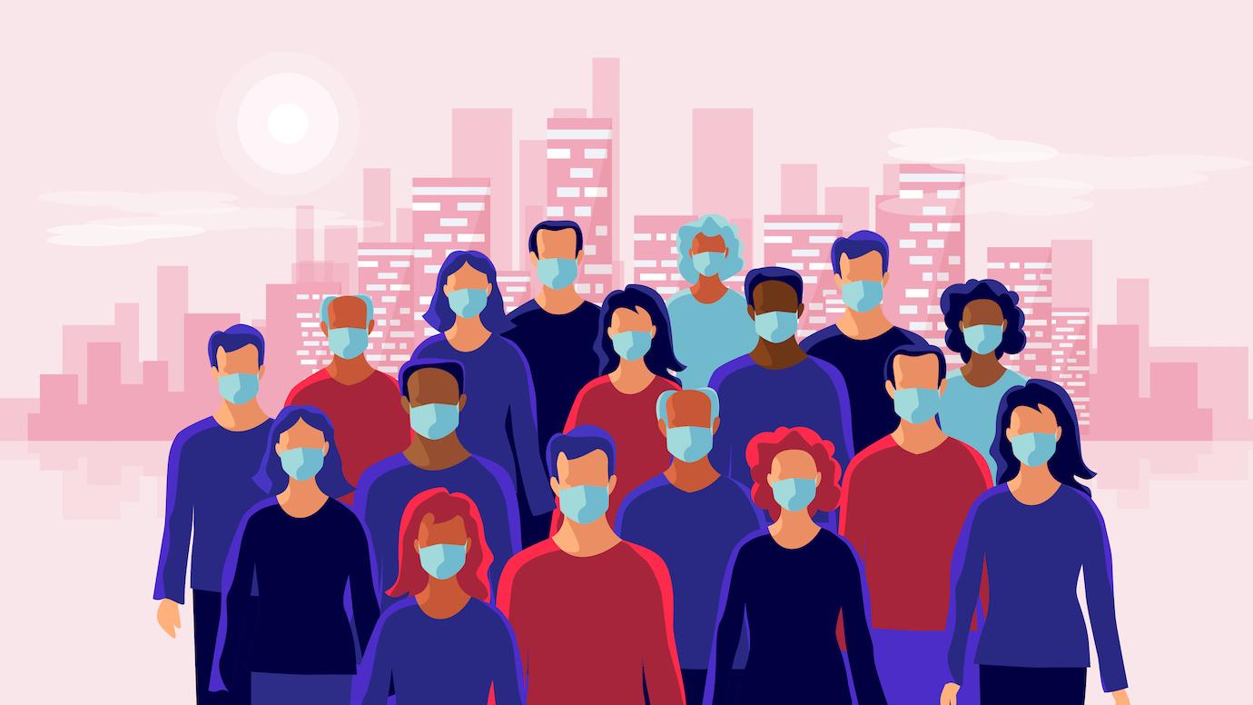 Can we better predict the spread of disease if we can measure how many people are wearing masks or social distancing?